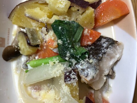 野菜たっぷり！白身魚のクリーム煮